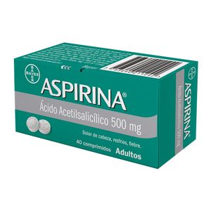 ASPIRINA 500 MG X 40 COMP.