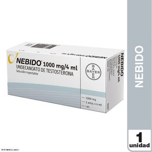NEBIDO 1000MG CAJA X 1 AMP (4ML)