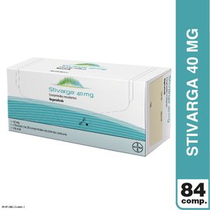 STIVARGA 40 MG 3 FCO X 28 COMP. REC.