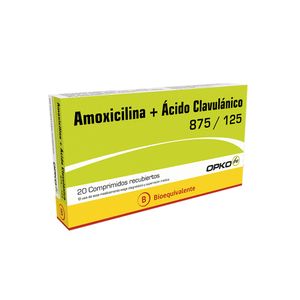 AMOXICILINA + AC CLAV. 875/125 COMP. REC. X 20