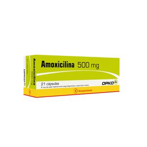 AMOXICILINA 500 MG X 21 CAPS.