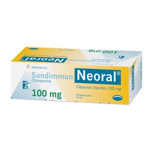 SANDIMMUN NEORAL 100 MG X 50 CAPS.