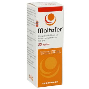 MALTOFER 50MG/ML GOTAS X 30 ML