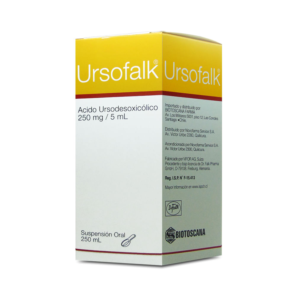 Ursofalk 250 Mg Susp X 250 Ml 105544 Profar