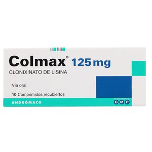 COLMAX 125 MG X 10 COMP. REC.