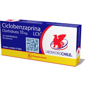 CICLOBENZAPRINA 10 MG X 20 COMP. REC.