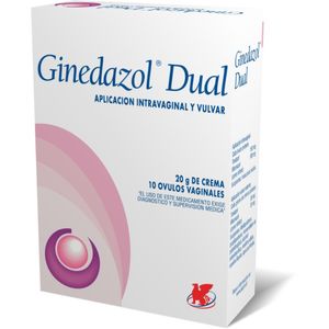 GINEDAZOL DUAL X 20 GR CREMA + 10 OVULOS