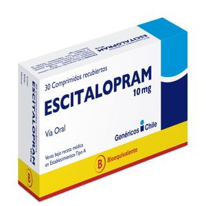 ESCITALOPRAM 10 MG X 30 COMP. REC.