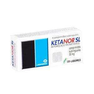 KETANOR SL 30 MG X 4 COMP.