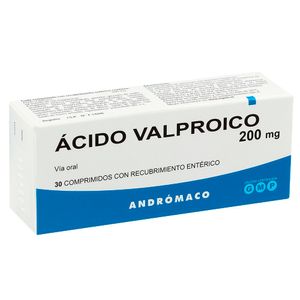 ACIDO VALPROICO 200 MG X 30 COMP REC.