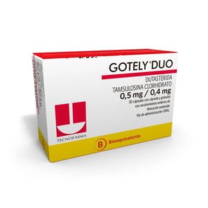 GOTELY DUO 0,5MG / 0,4MG X 30 CAPS.