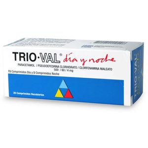 TRIO-VAL DIA Y NOCHE X 20 COMP. (15D + 5N)