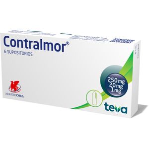 CONTRALMOR X 6 SUPOSITORIOS