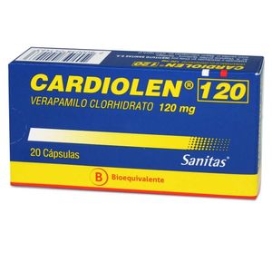 CARDIOLEN 120 MG X 20 CAPS.