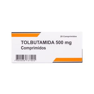 TOLBUTAMIDA 500 MG X 20 COMP.