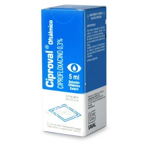 CIPROVAL SOL. OFTALMICA X 5 ML