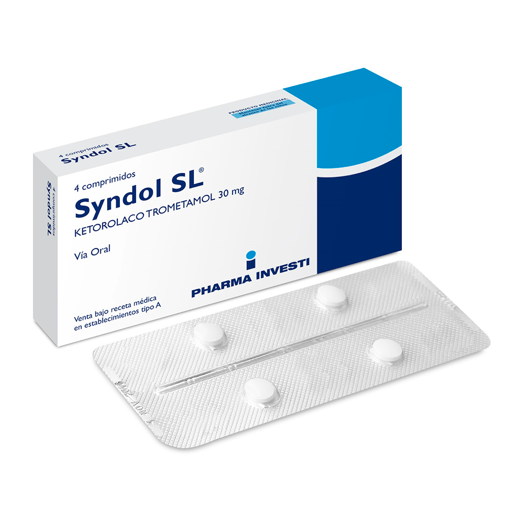 SYNDOL SL 30 MG X 4 COMP. SUBLINGUAL 105065 - Profar