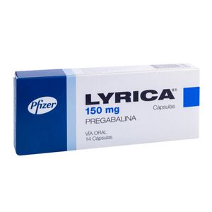 LYRICA 150 MG X 14 CAPS.