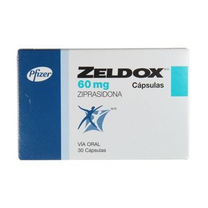ZELDOX 60 MG X 30 CAPS.