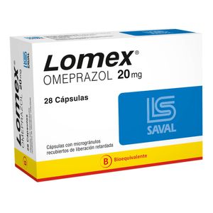LOMEX 20 MG X 28 CAPS.