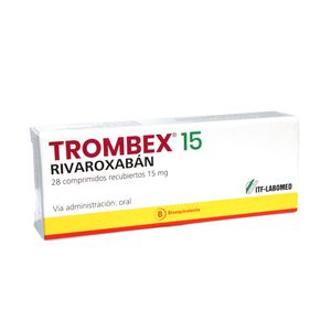 TROMBEX 15 MG X 28 COMP. REC.
