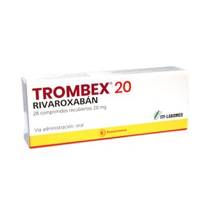 TROMBEX 20 MG x 28 COMP. REC.