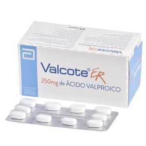 VALCOTE ER 250 MG X 50 COMP. REC. LP