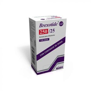 BREXOTIDE LF CD 250/25 MCG AEROSOL INHALACION X 120 DOSIS