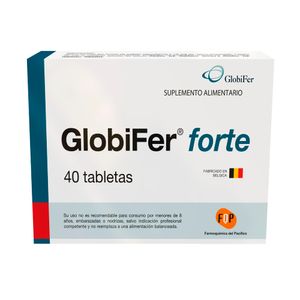 GLOBIFER FORTE 18 MG X 40 TABLETAS