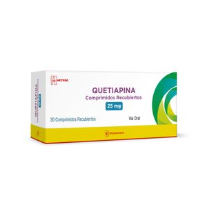 QUETIAPINA 25 MG 30 COMP. REC.