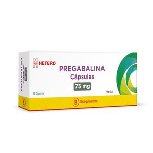 PREGABALINA 75 MG X 30 CAPS.
