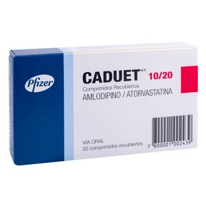 CADUET 10/20 MG X 30 COMP. REC.