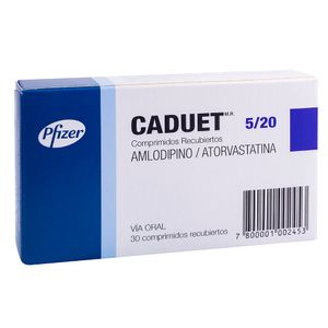 CADUET 5/20 MG X 30 COMP. REC.