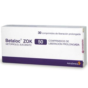 BETALOC ZOK 50 MG X 30 COMP.