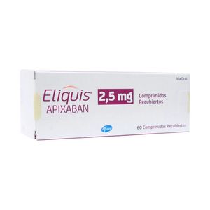 ELIQUIS 2.5 MG X 60 COMP. REC.