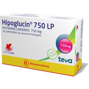 HIPOGLUCIN LP 750 MG X 30 COMP. LIB. PROLONGADA