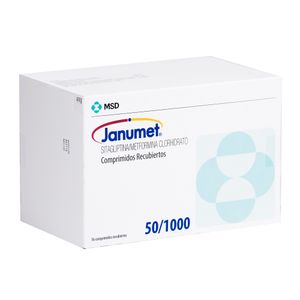 JANUMET 50MG / 1000MG X 56 COMP. REC.