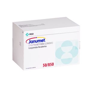 JANUMET 50MG / 850MG X 56 COMP. REC