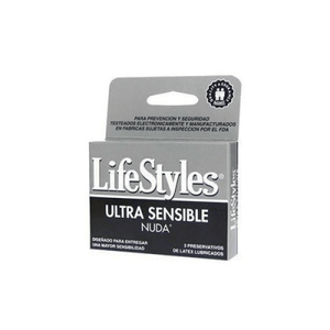 LIFESTYLES NUDAULTRA SENSIBLE X 3