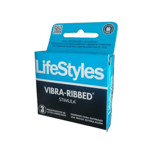 LIFESTYLES VIBRA RIBBEDSTIMULA X 3