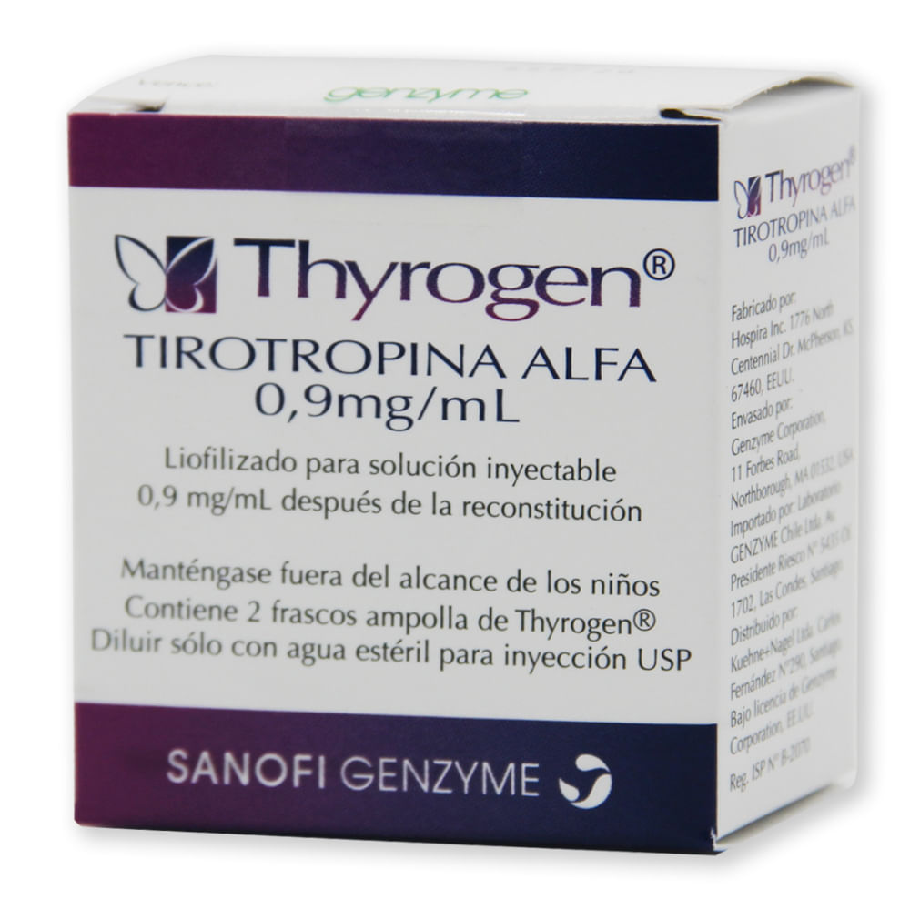THYROGEN PLV.0,9 MG SOL INY. 2 AMP 100246 Profar