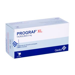 PROGRAF XL 3 MG X 50 CAPS.
