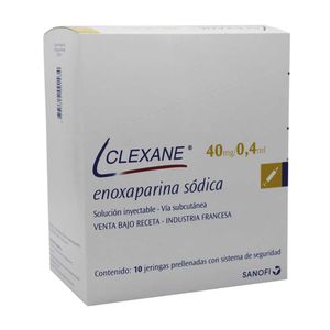 CLEXANE 40 MG X 10 JER