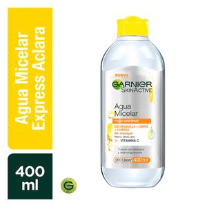 AGUA MICELAR GARNIER EXPRESS ACLARA 400ML