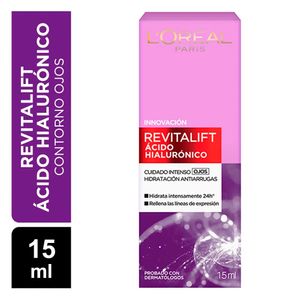 CONTORNO OJOS REVITALIFT ACIDO HIALURONICO L'OREAL PARIS 15ML