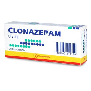 CLONAZEPAM 0,5 MG X 30 COMP.