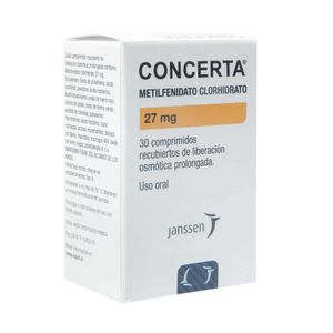 CONCERTA 27 MG X 30 COMP.
