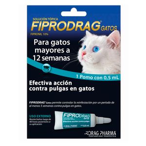 FIPRO DRAG GATO C/ PIPETA 0,5 ML X 1 DISPLAY