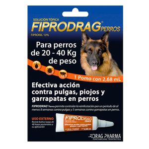 FIPRO DRAG PERRO C/ PIPETA 2.68 ML. 20-40 KG X 1 DISPLAY