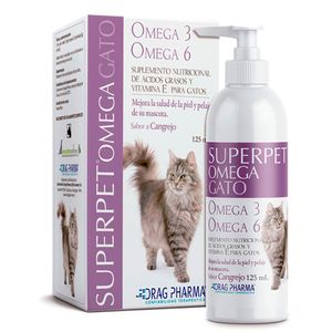 SUPERPET OMEGA 6 GATO FCO. DOSIFICADOR X 125 ML